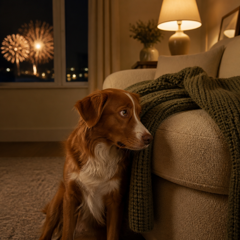 Feuerwerk und Gewitter lösen Panik aus.