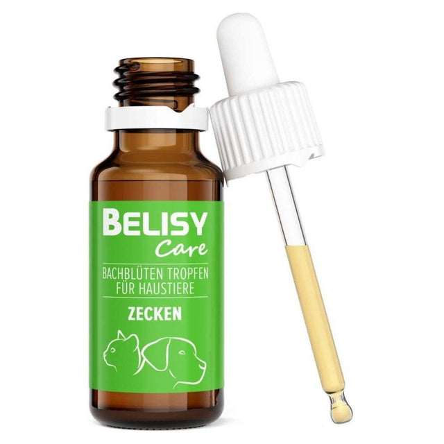 BELISY Zecken Bachblüten Tropfen für Hunde - 20 ml