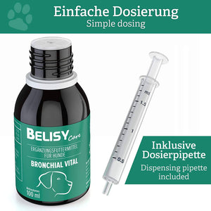 BELISY Bronchial Vital - 100 ml Hustensaft für Hunde