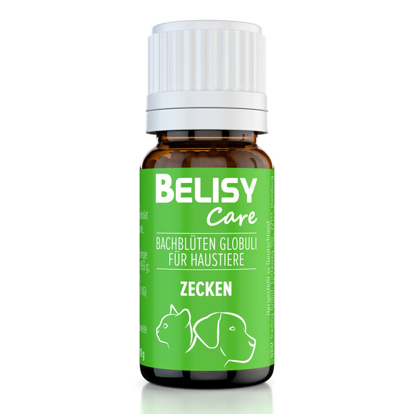 BELISY Zecken Bachblüten Globuli für Hunde & Katzen - 10g
